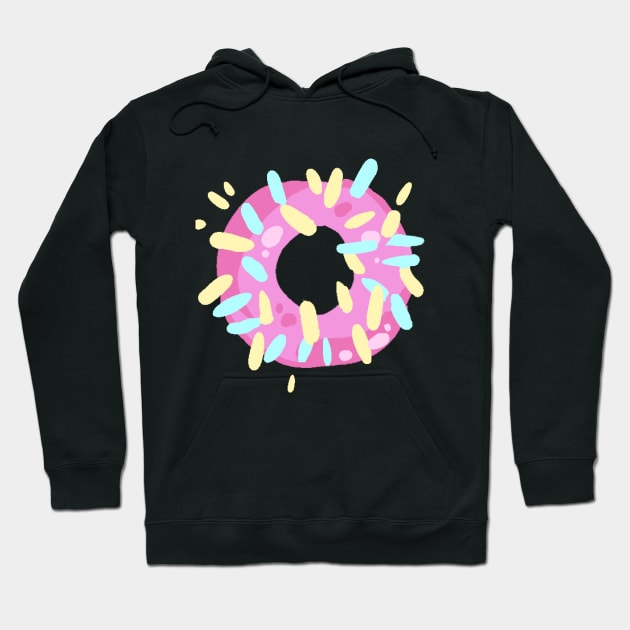 Donat Print Hoodie by WiliamGlowing